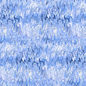 Zigzag Marble Blender with Organic Flow  in Icy Blue Pastel