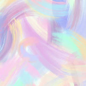 Pink Purple Pastel Brushstrokes