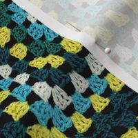 Granny Square, blue and green