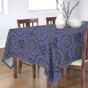 Foliage Ankara Print, Violet