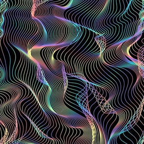 holographic waves (large scale)