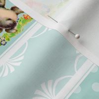 BABY ANIMAL PARADE - VINTAGE NURSERY COLLECTION (AQUA)