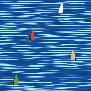 Sailing blue
