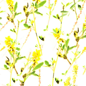 Yellow Sweet Clover Impressionist Art