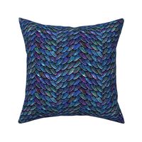  Mother of Dragons Purple & Blue Scales