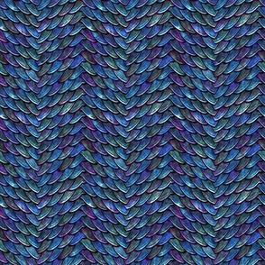  Mother of Dragons Purple & Blue Scales