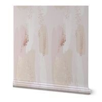 Blush Rose gold vertical  brushstrokes abstract painting 