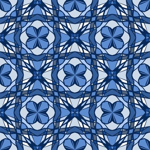 Geometric Blue