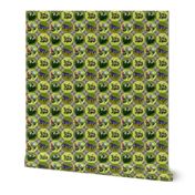 Tiled Flowers 2x2_octo_tile_greenplus_flowers