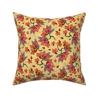 Yellow and Red Floral 