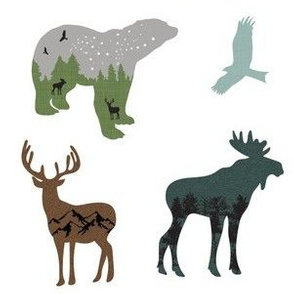 woodland animals - smaller