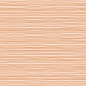 apricot hand drawn stripe