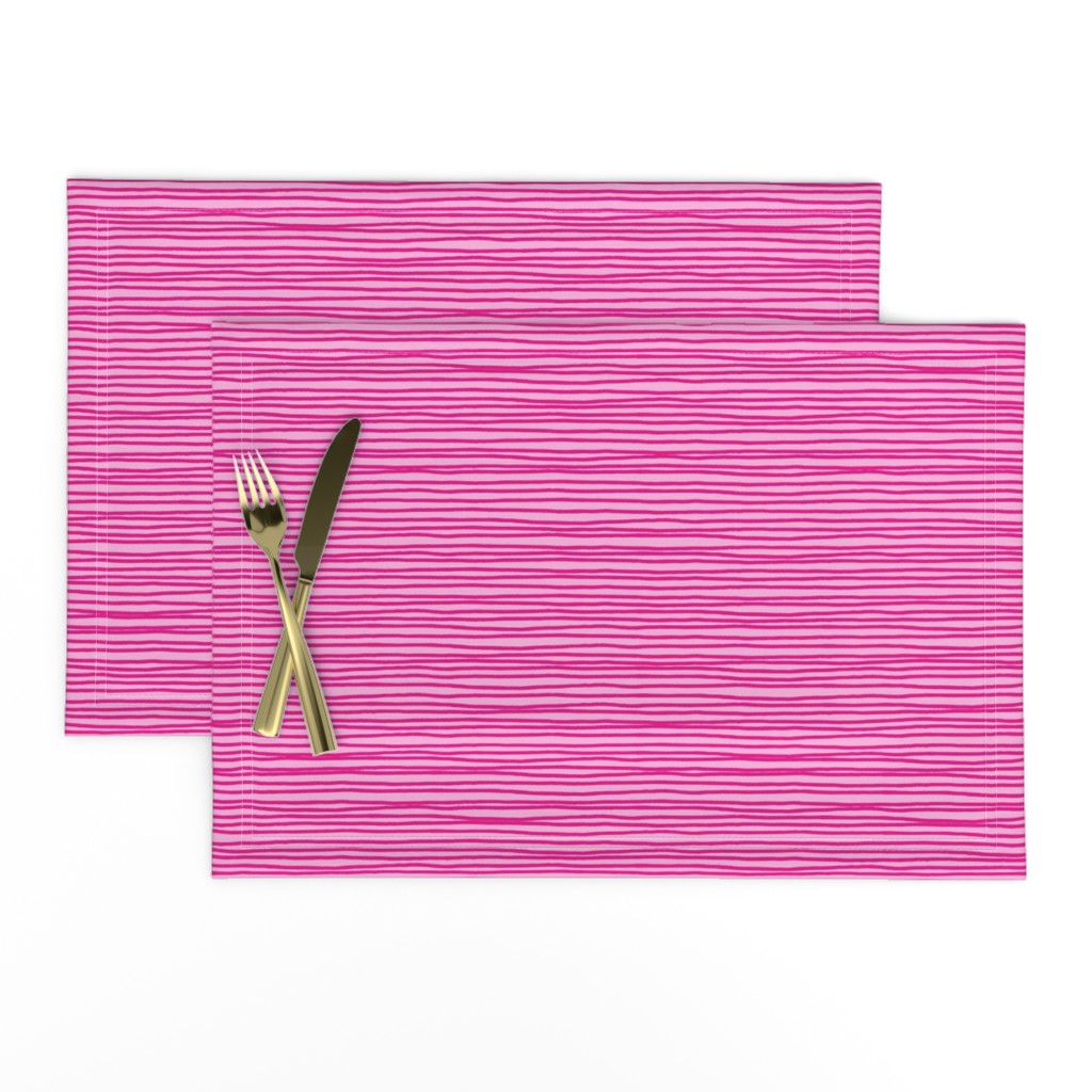 magenta hand drawn stripe