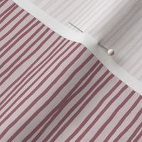 dusty rose hand drawn stripe