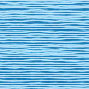 blue hand drawn stripe