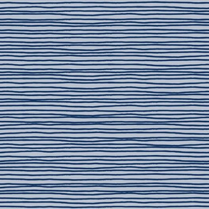 navy hand drawn stripe