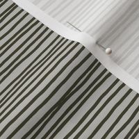 olive hand drawn stripe