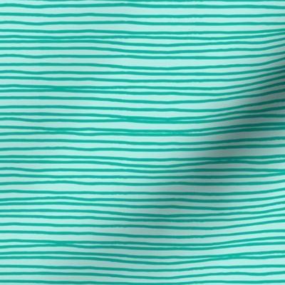 emerald hand drawn stripe