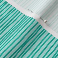 emerald hand drawn stripe