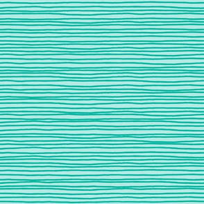 emerald hand drawn stripe