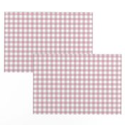 1/2” Gingham Check (soft mauve)