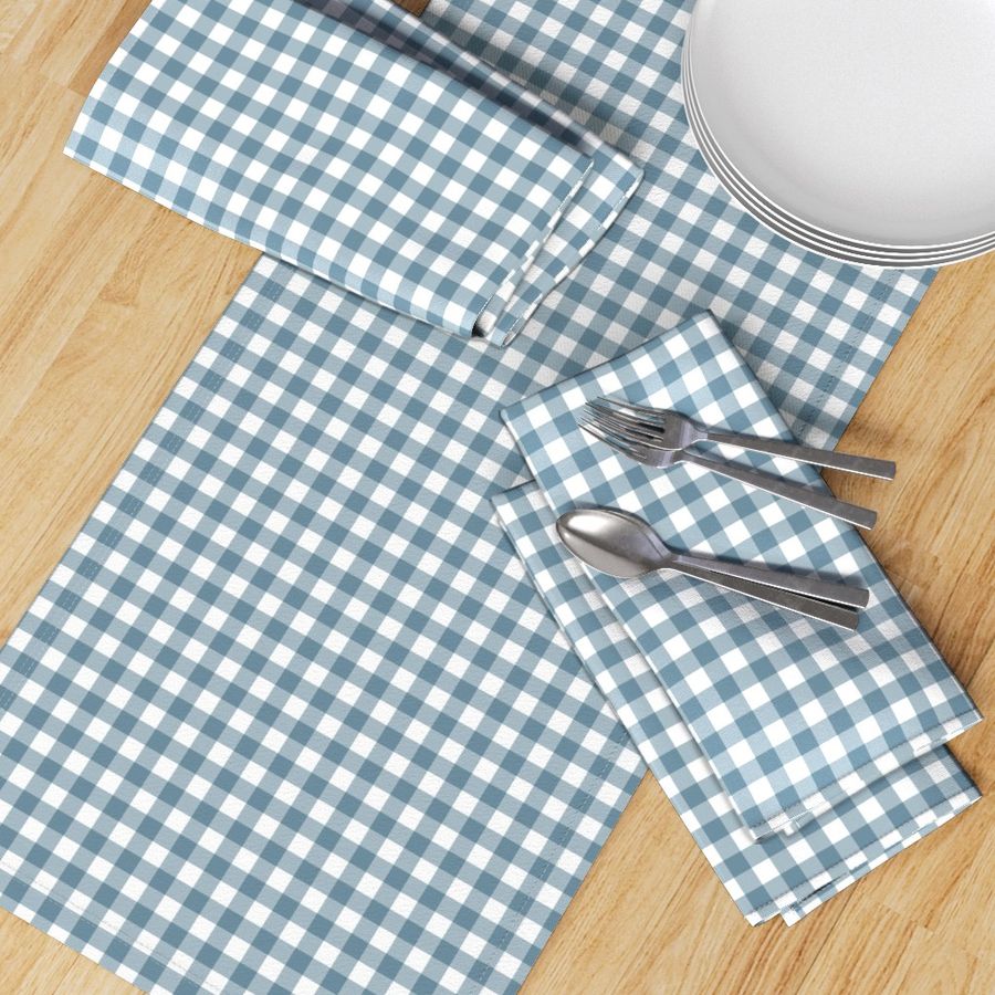 1/2” Gingham Check (soldier)