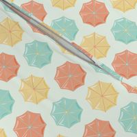 Beach Umbrellas // Retro Summer Collection // Mid Century Modern