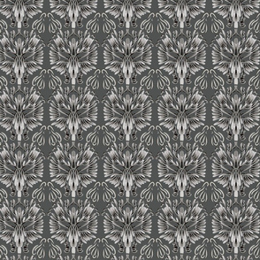 Abstract Lily - grays by JAF Studio