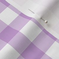 1” Gingham Check (lilac)