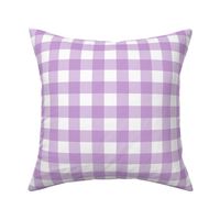 1” Gingham Check (lilac)