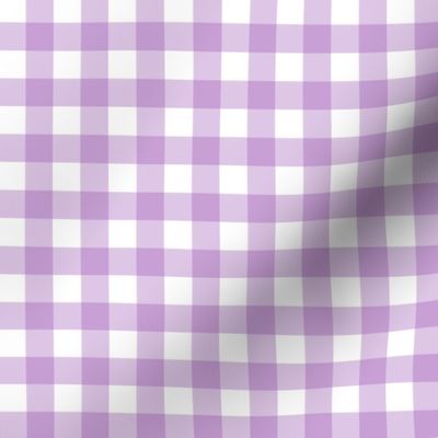 1/2” Gingham Check (lilac)
