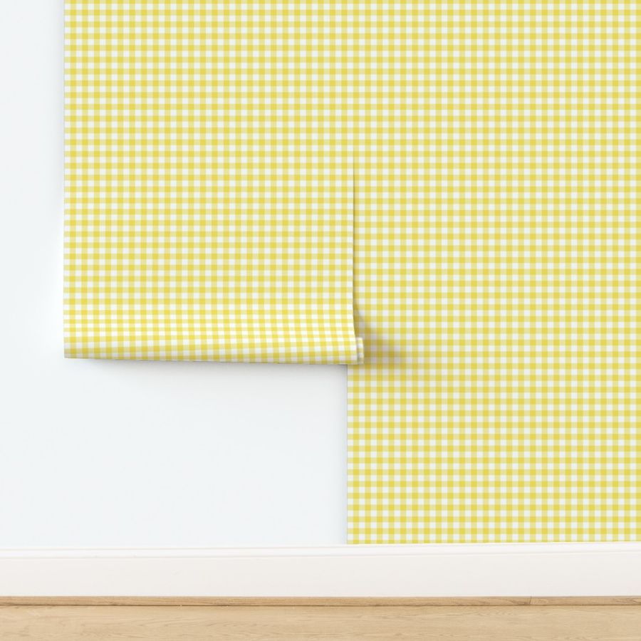 1/2” Gingham Check (illuminating yellow)