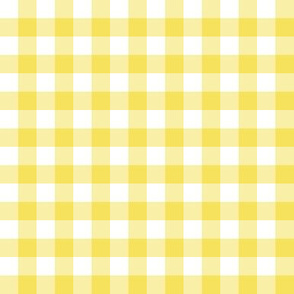 1/2” Gingham Check (illuminating yellow)