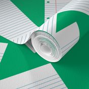 Notebook Paper, Green