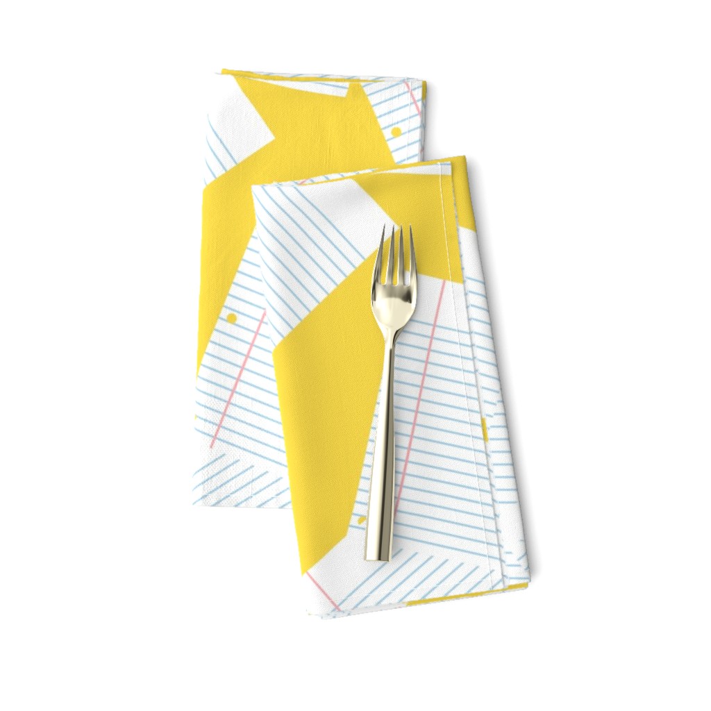 Notebook Paper, Yellow