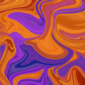 Retro swirl 02 - LARGE - Lava lamp