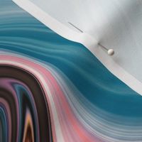 Retro swirl 03 - LARGE - Desert dusk