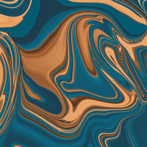 Retro swirl 06 - LARGE - Oasis