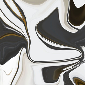 Retro swirl 12 - LARGE - Clean marble