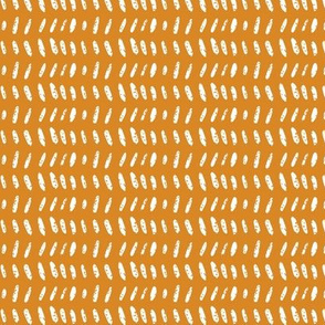 Rotated, Textured Chevron, Orange