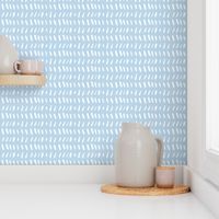 Rotated, Textured Chevron, Baby Blue, 