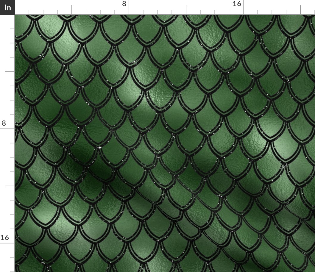 Green Snake Serpent Reptile Pattern