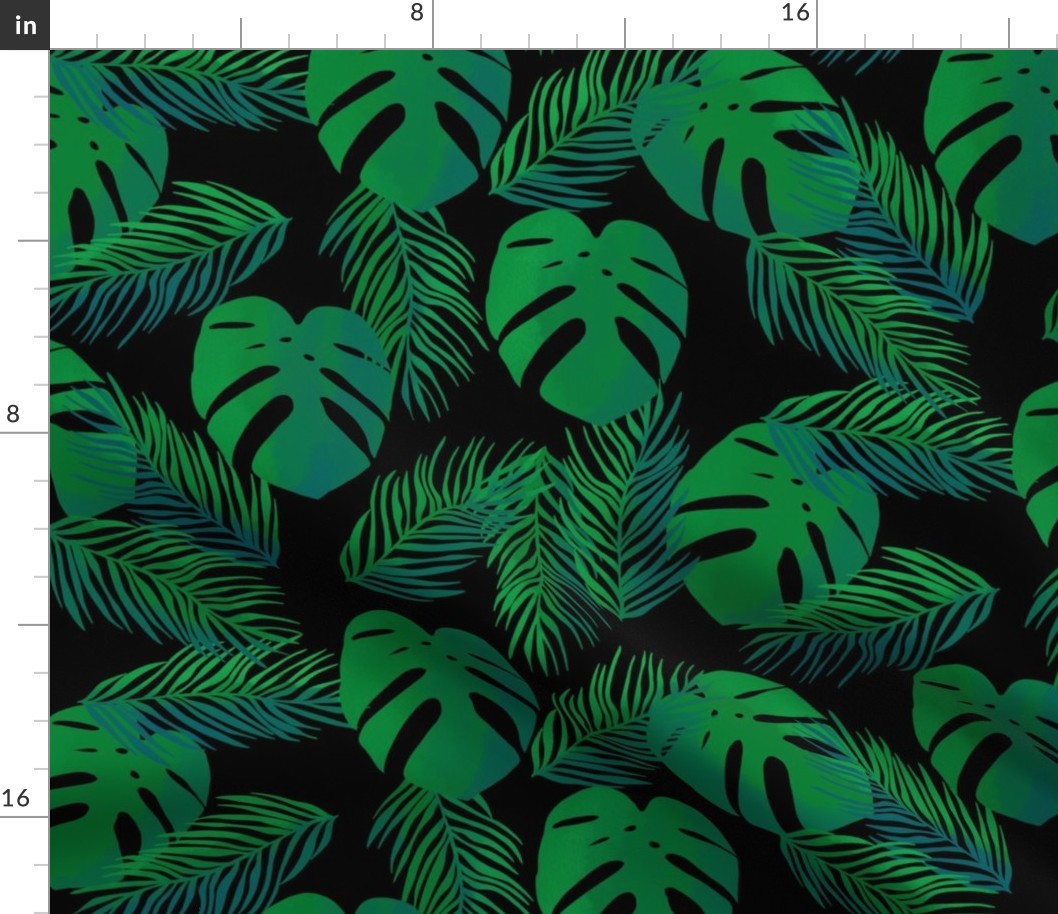 Moody Tropical Leaves