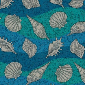 Seashells-Blue