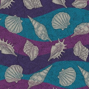 Seashells-Purple