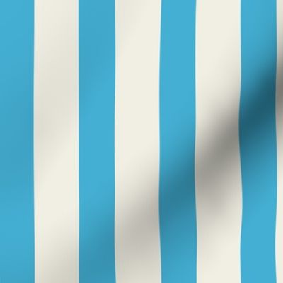 Carmen Stripes in Aquarius Blue