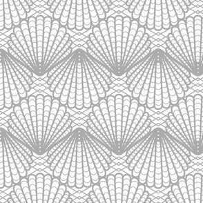 Sea Shell Symmetry // Light Grey