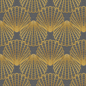 Sea Shell Symmetry // Textured Grey