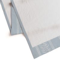 Palm Linen Stripe, Heather Blue 