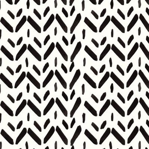 Inky boho vibes - abstract stripes